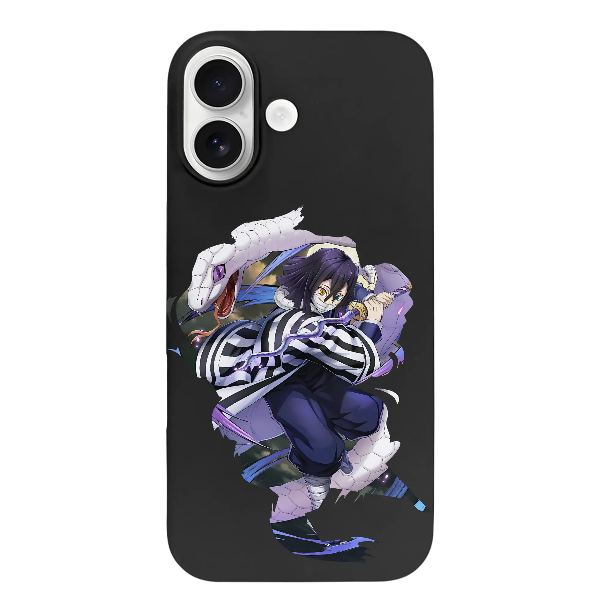 鬼滅の刃 グッズ,伊黒 小芭内 - iPhone 17 シリーズ シリコンケース 薄型 耐衝撃 指紋防止 ソフトタッチカバー 精密フィット 傷防止 保護ケース iPhone 17/17 Air/17 Pro/17 Pro Max 対応